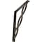 Ekena Millwork Loera Wrought Iron Bracket, (Single center brace), Antiqued Pale Gold 1 1/2"W x 12"D x 15"H BKTM01X12X15SLOAPG - alternate 1